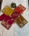 Iksana By Vitara Mul Chanderi Embroidery Kurtis Set Size Combo
